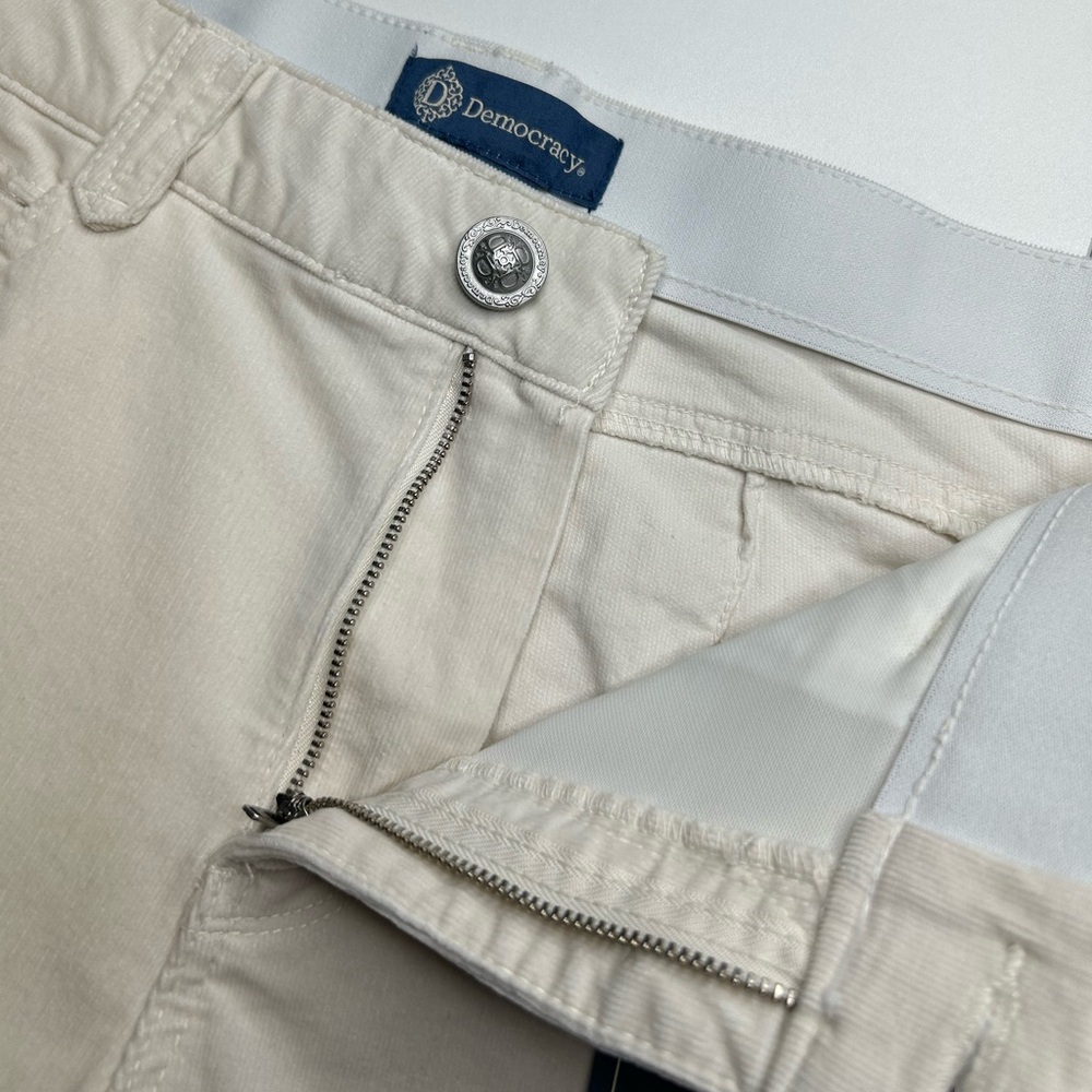 Democracy NWT Ab Solution‎ Natalie Straight Leg Corduroy Jeans Size 14 34x30 - Picture 5 of 16